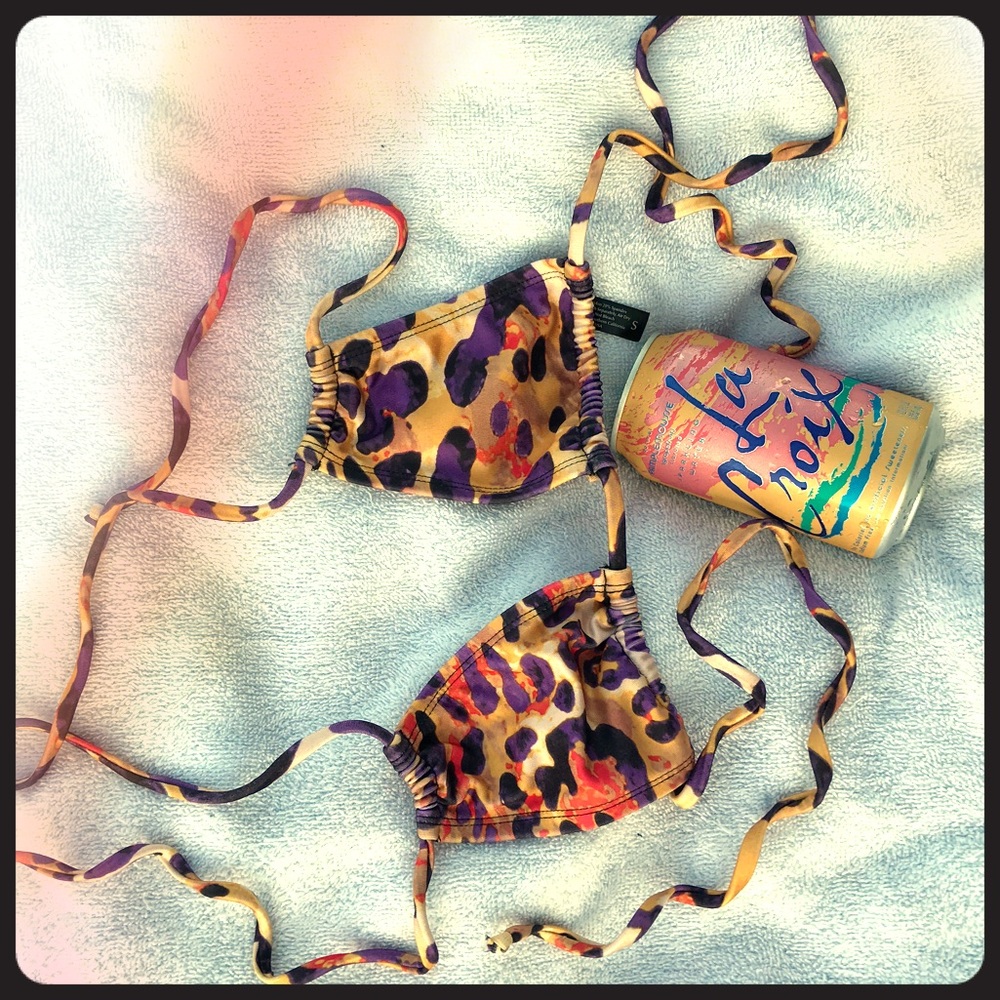 SUPER SALE XMAS 🎄🎁 purple/gold string top